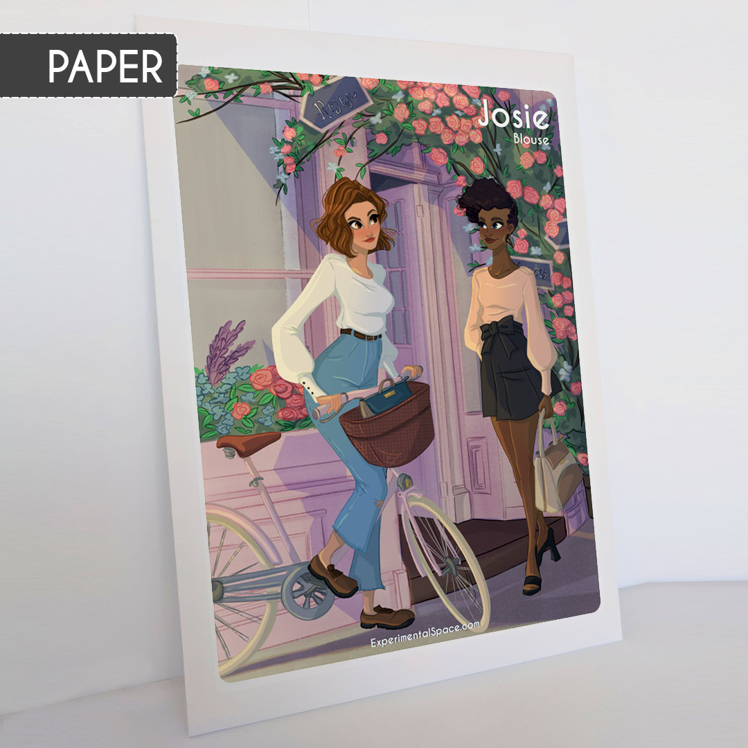 Josie Blouse Sewing Pattern: Paper Version